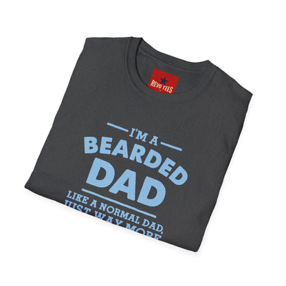 Bearded Dad T‑Shirt — "I'm a Bearded Dad" Funny Father's Day Tee