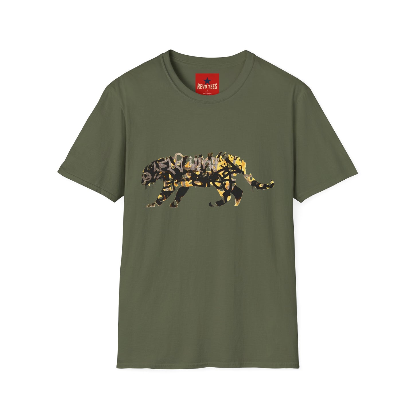 Banksy Graffiti Tiger T-Shirt — Urban Street Art Cat Tee