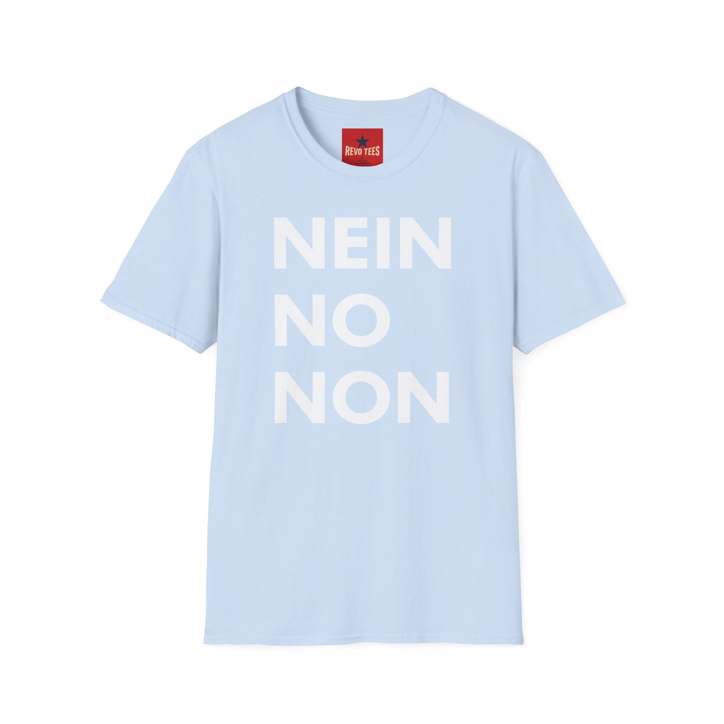 Nein / No Graphic T‑Shirt — Bold Bilingual Statement Tee