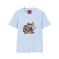 Cartoon Crew T-Shirt — Funny Retro Animal Squad Graphic Tee
