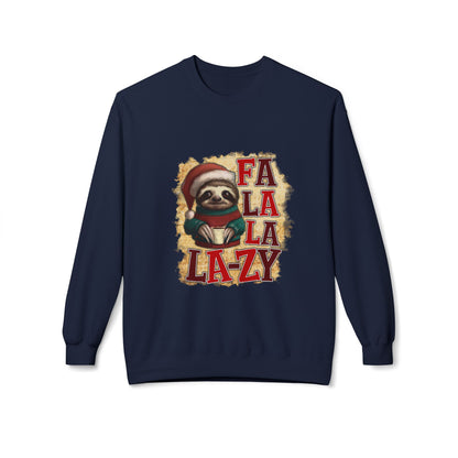 Fa La La La-Zy Sloth Christmas Sweatshirt
