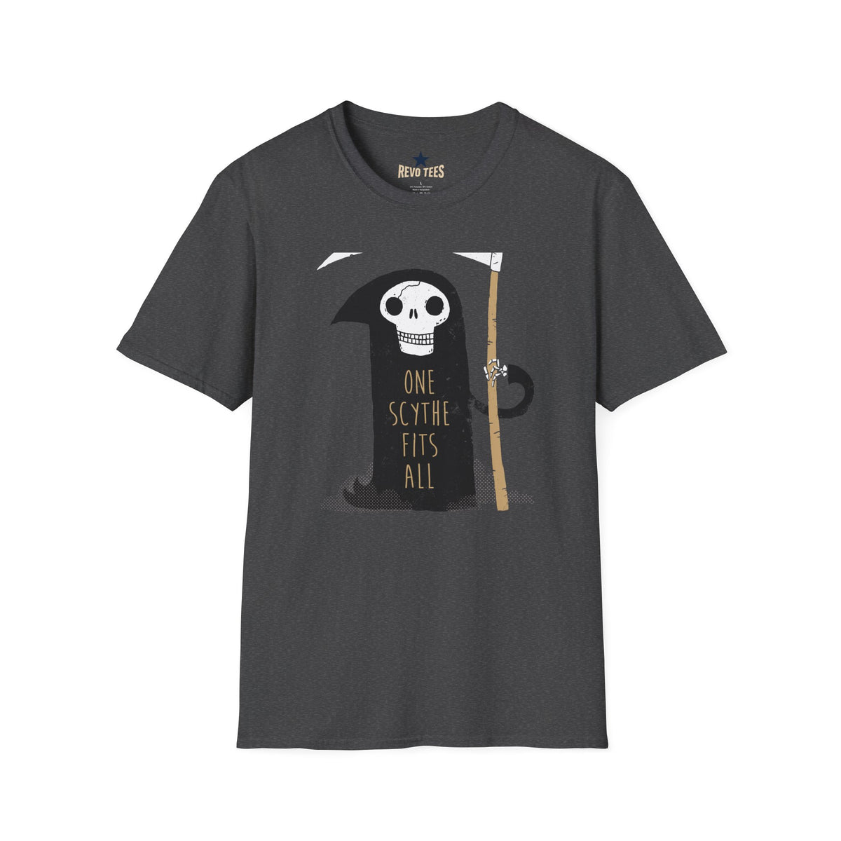Revotees One Scythe Fits All Unisex Softstyle T-Shirt - alternate view 5