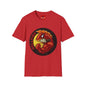 Red Devilfish Graphic T-Shirt — Bold Retro Sea Monster Tee