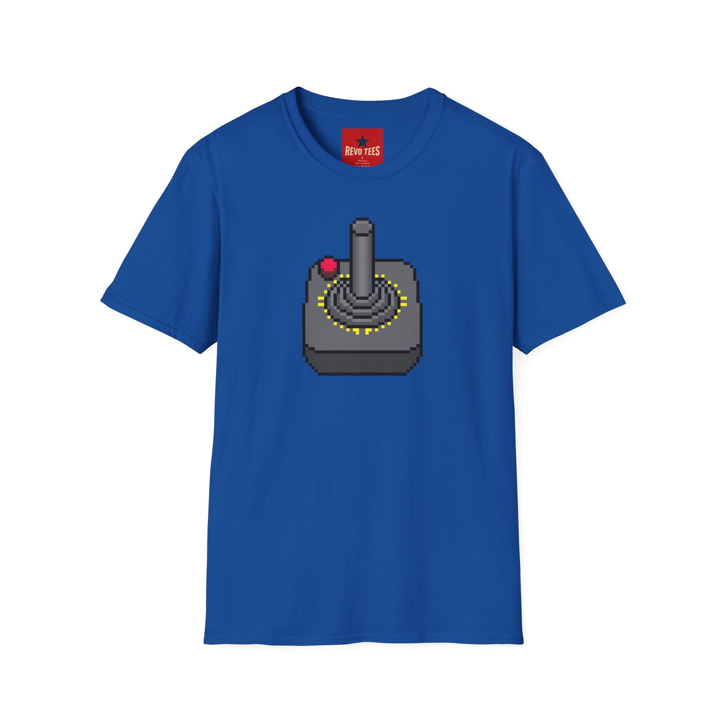 Retro Pixel Joystick T-Shirt — Vintage Gaming Arcade Tee