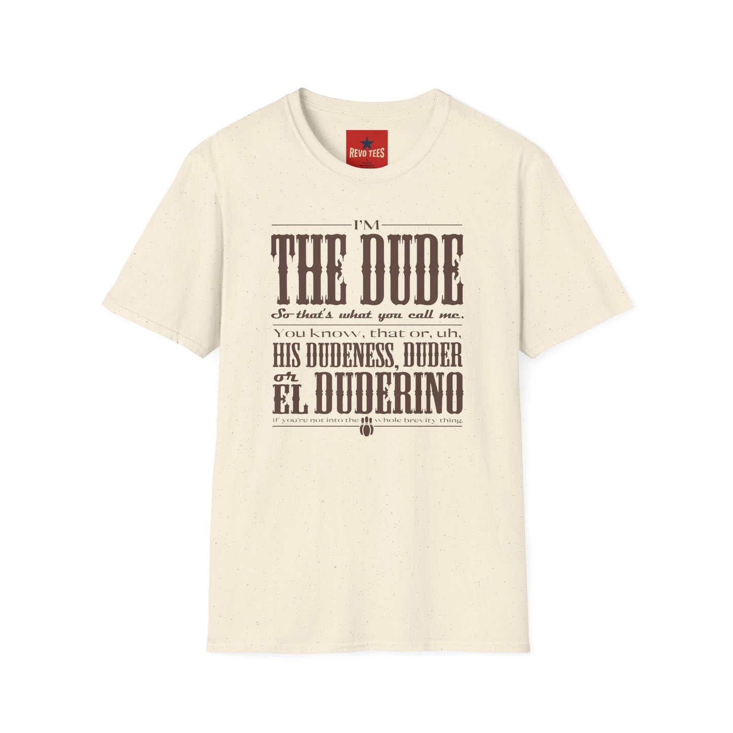 The Dude Graphic T-Shirt — "I’m The Dude" Vintage Typography Tee