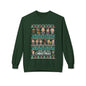 Holiday Character  — Cute Chibi Characters Ugly Crewneck Sweater Design