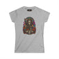 Day of the Dead "Death" Skull Tee — Women's Gothic Floral Graphic Shirt