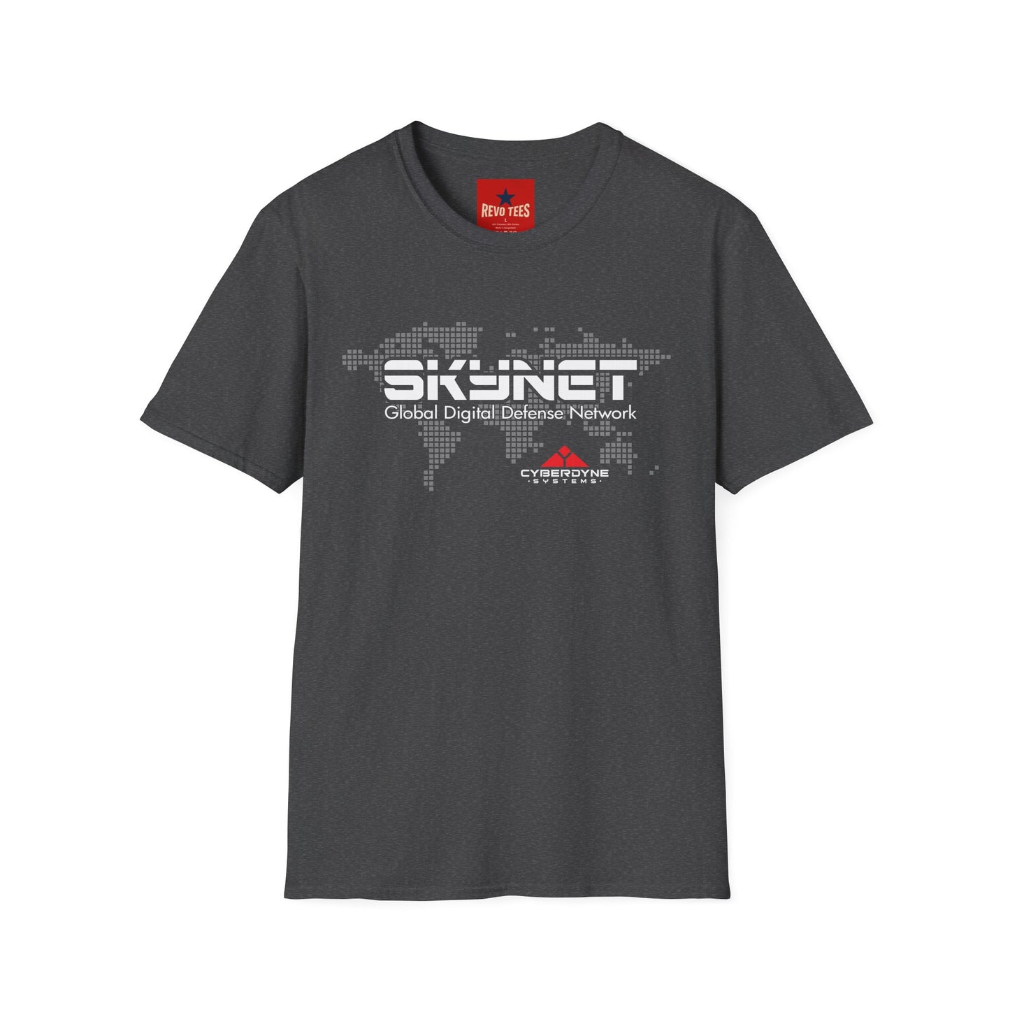 Terminator Skynet Global Digital Defense Network T-Shirt — Cybersecurity Futuristic Tech Tee