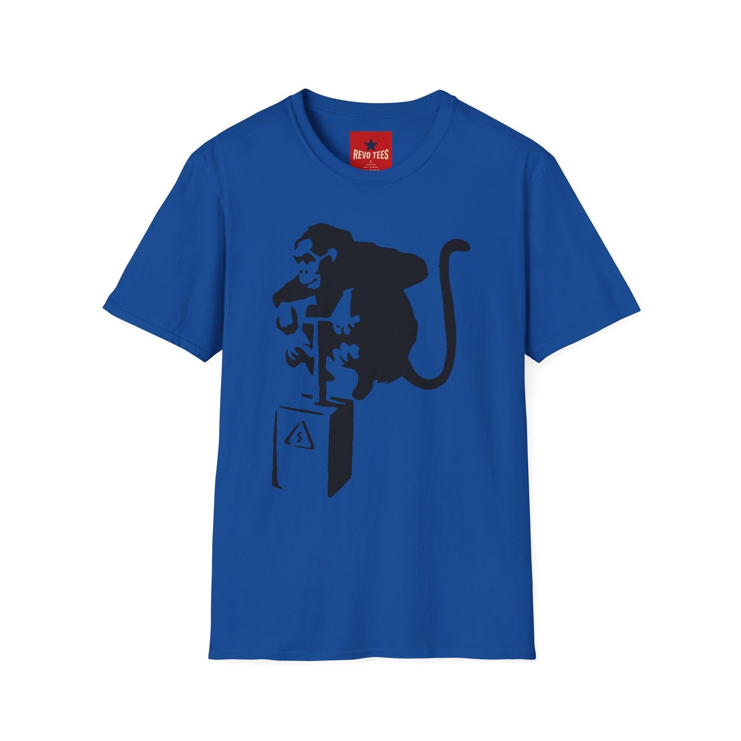 Banksy-Style Monkey On Bomb T-Shirt — Street Art Graphic Tee