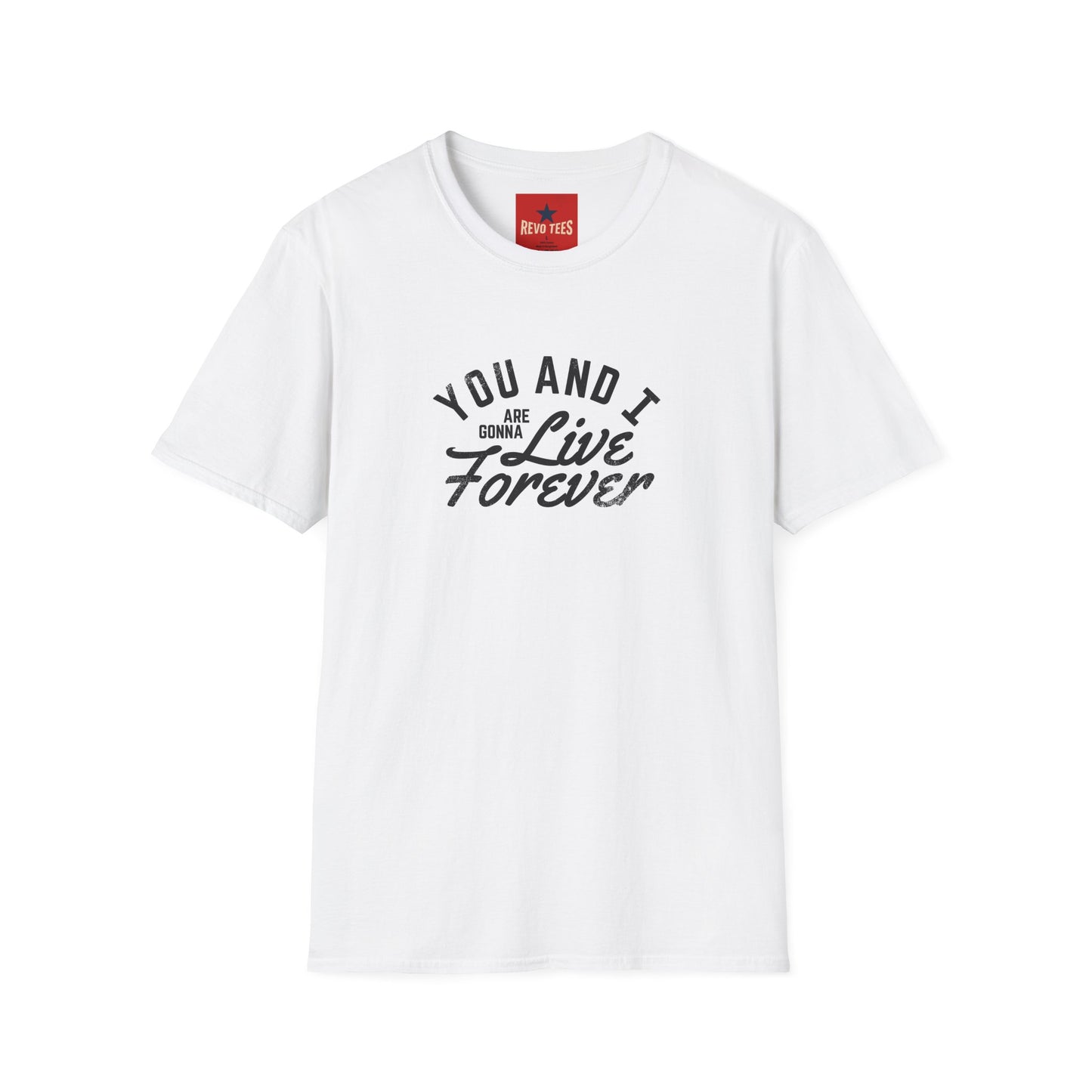 Oasis - Live Forever Lyric - Unisex Softstyle T-Shirt