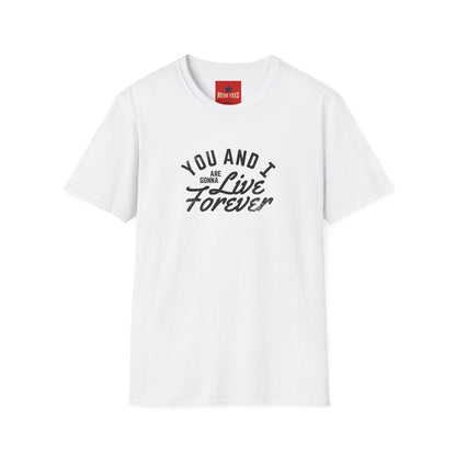 Oasis - Live Forever Lyric - Unisex Softstyle T-Shirt