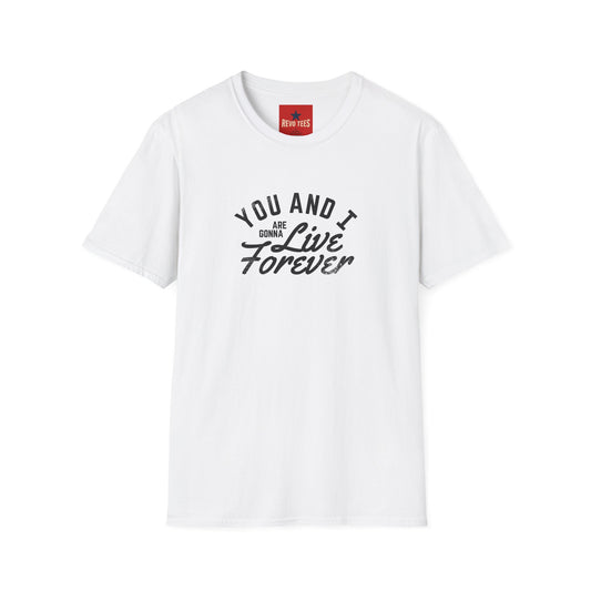 Oasis - Live Forever Lyric - Unisex Softstyle T-Shirt