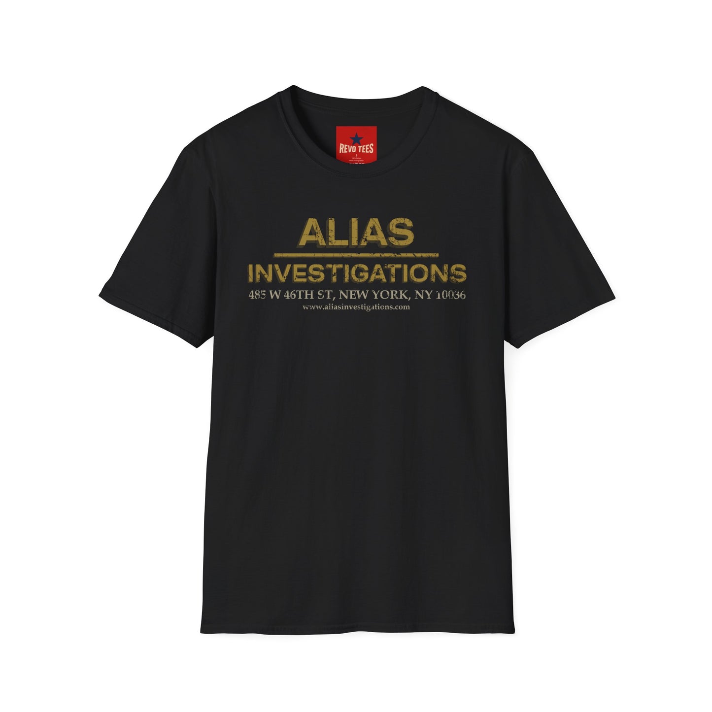 Alias Investigations T-Shirt — Detective Agency Graphic Tee