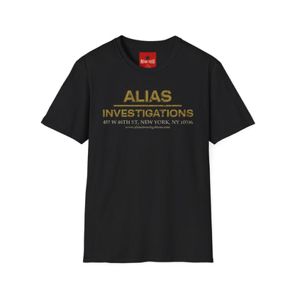 Alias Investigations T-Shirt — Detective Agency Graphic Tee