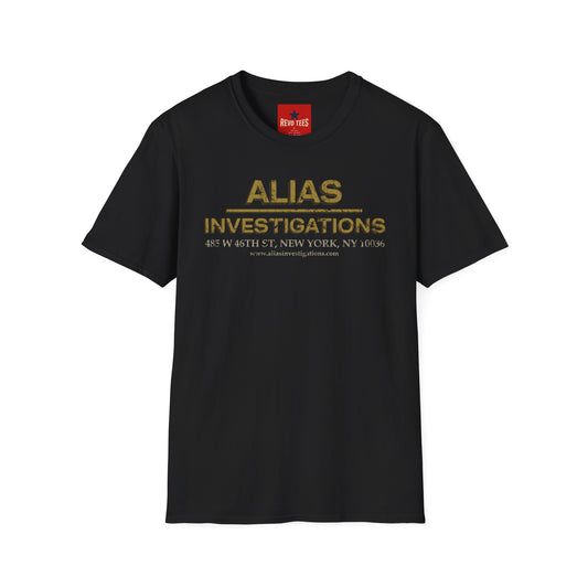 Alias Investigations T-Shirt — Detective Agency Graphic Tee