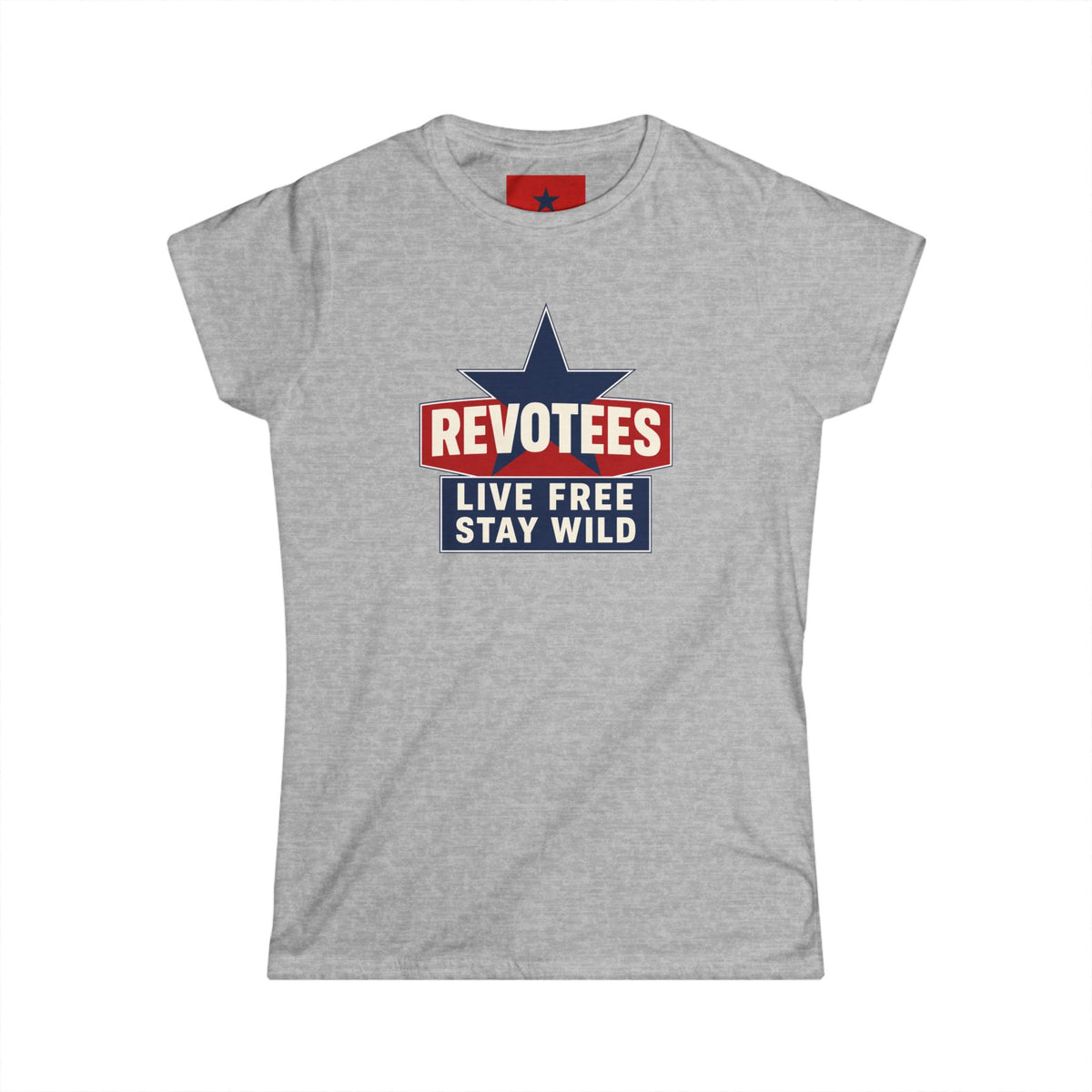 Revotees Live Free Stay Wild Womens T-Shirt - alternate view 4