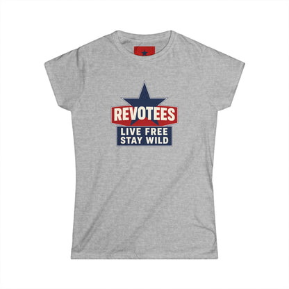 Revotees Live Free Stay Wild Womens T-Shirt - alternate view 4
