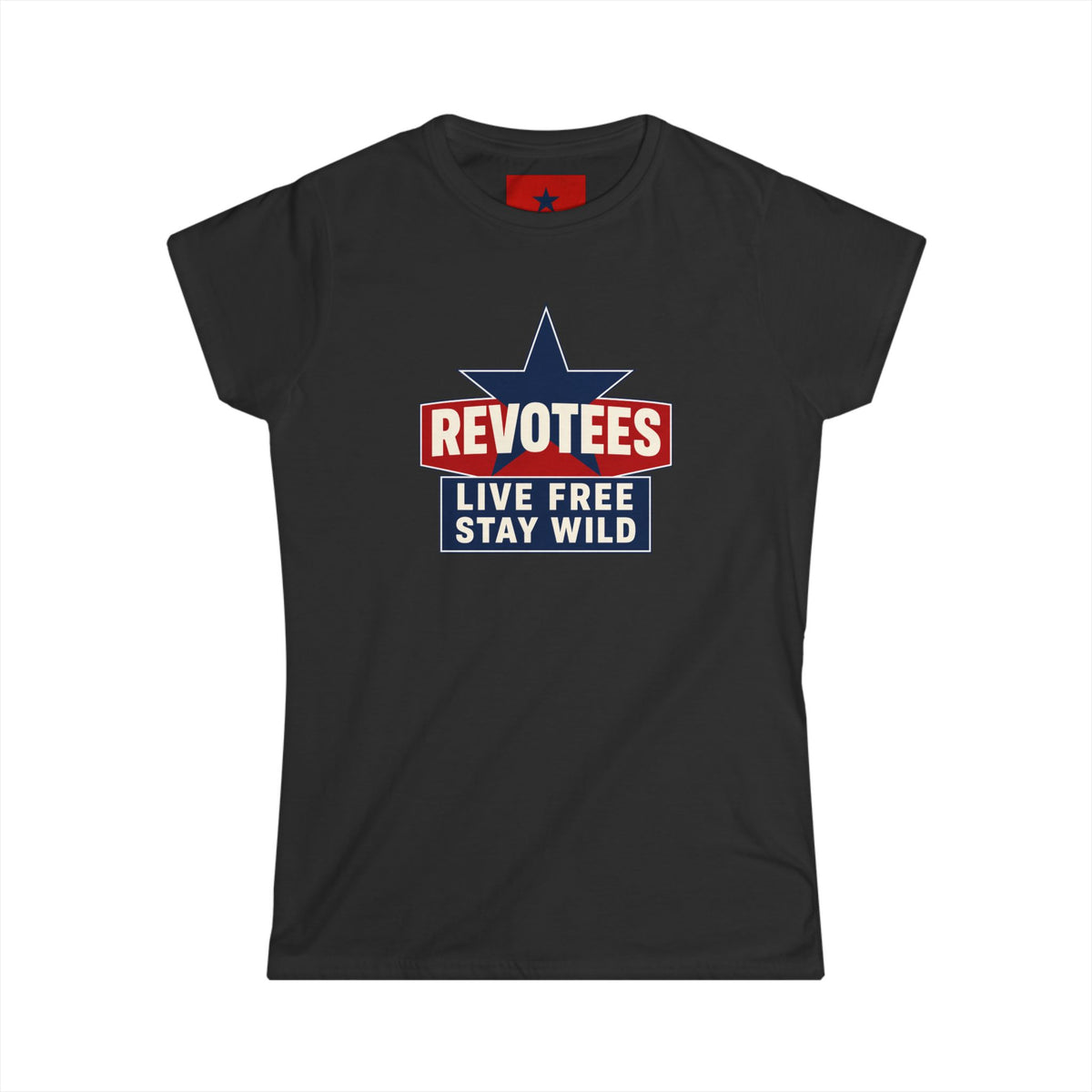 Revotees Live Free Stay Wild Womens T-Shirt - alternate view 3