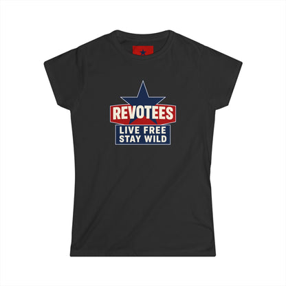 Revotees Live Free Stay Wild Womens T-Shirt - alternate view 3