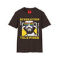 Revolution Is Televised T-Shirt — Retro Rainbow Sunglasses Protest Tee