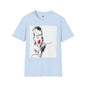 Revotees The Clash Joe Strummer by Ray Lowry Unisex Softstyle T-Shirt - alternate view 8