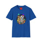 Retro Cartoon Crew T-Shirt — Vintage TV Character Collage