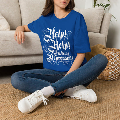 Help I am Being Repressed - Unisex Softstyle T-Shirt