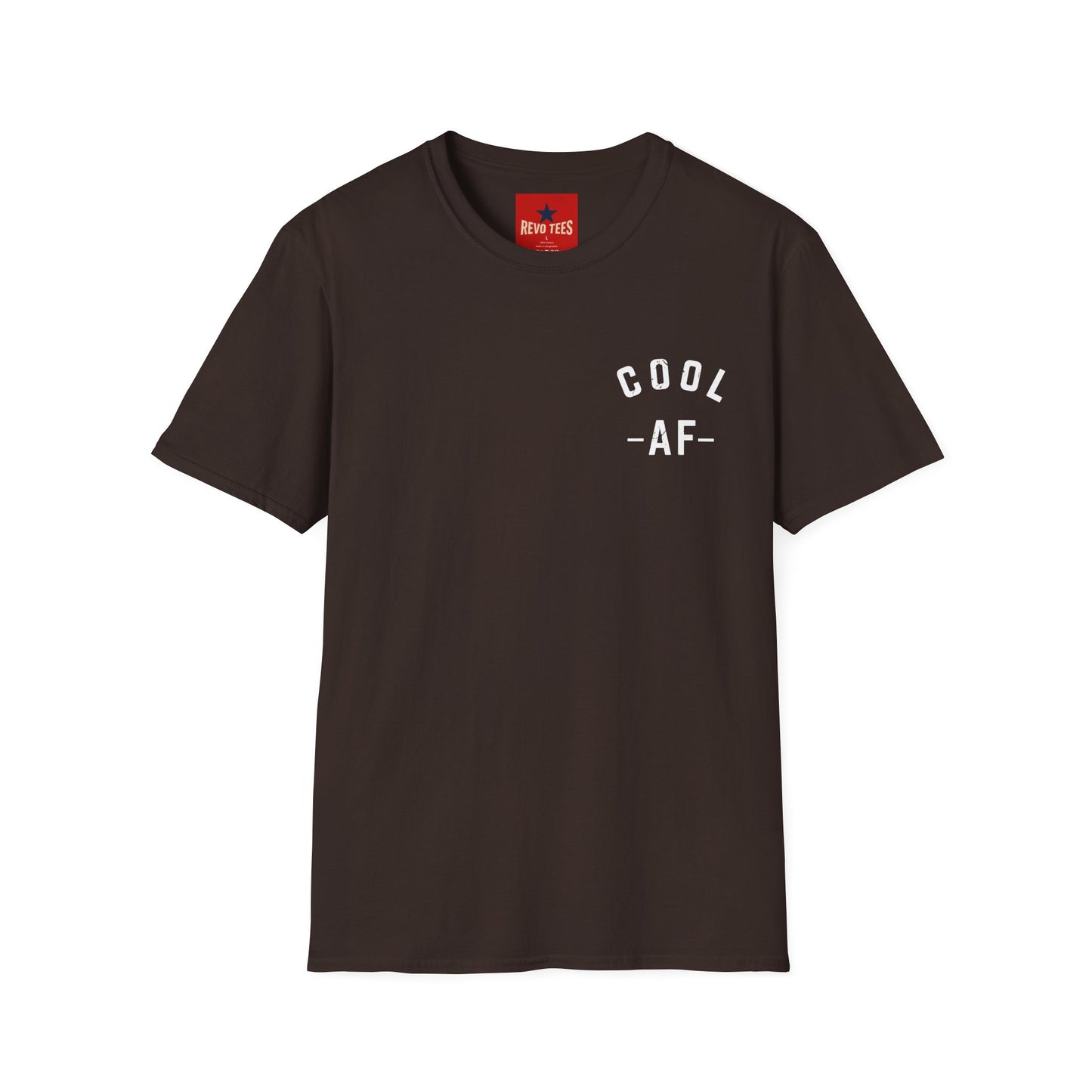 Cool AF T-Shirt — Minimal Chest Graphic Tee