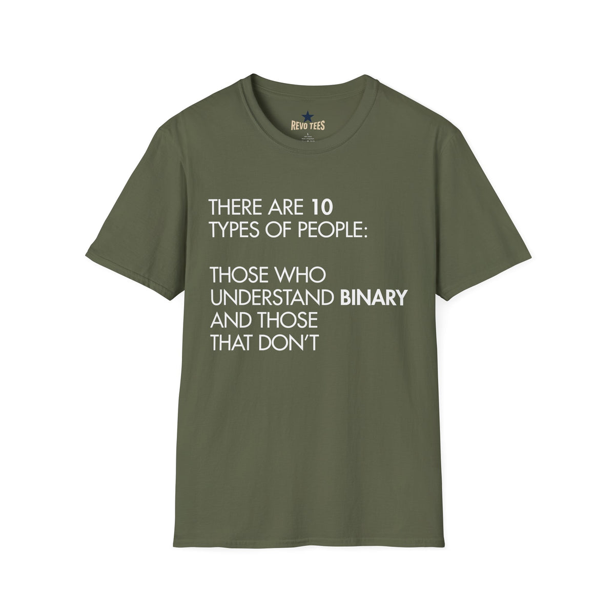 Revotees Binary Problems Unisex Softstyle T-Shirt - alternate view 4