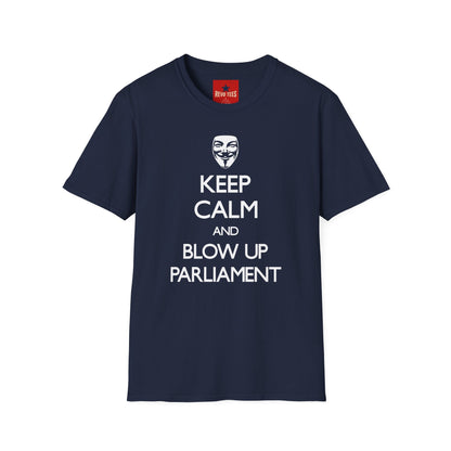 Keep Calm and Blow Up Parliament T-Shirt