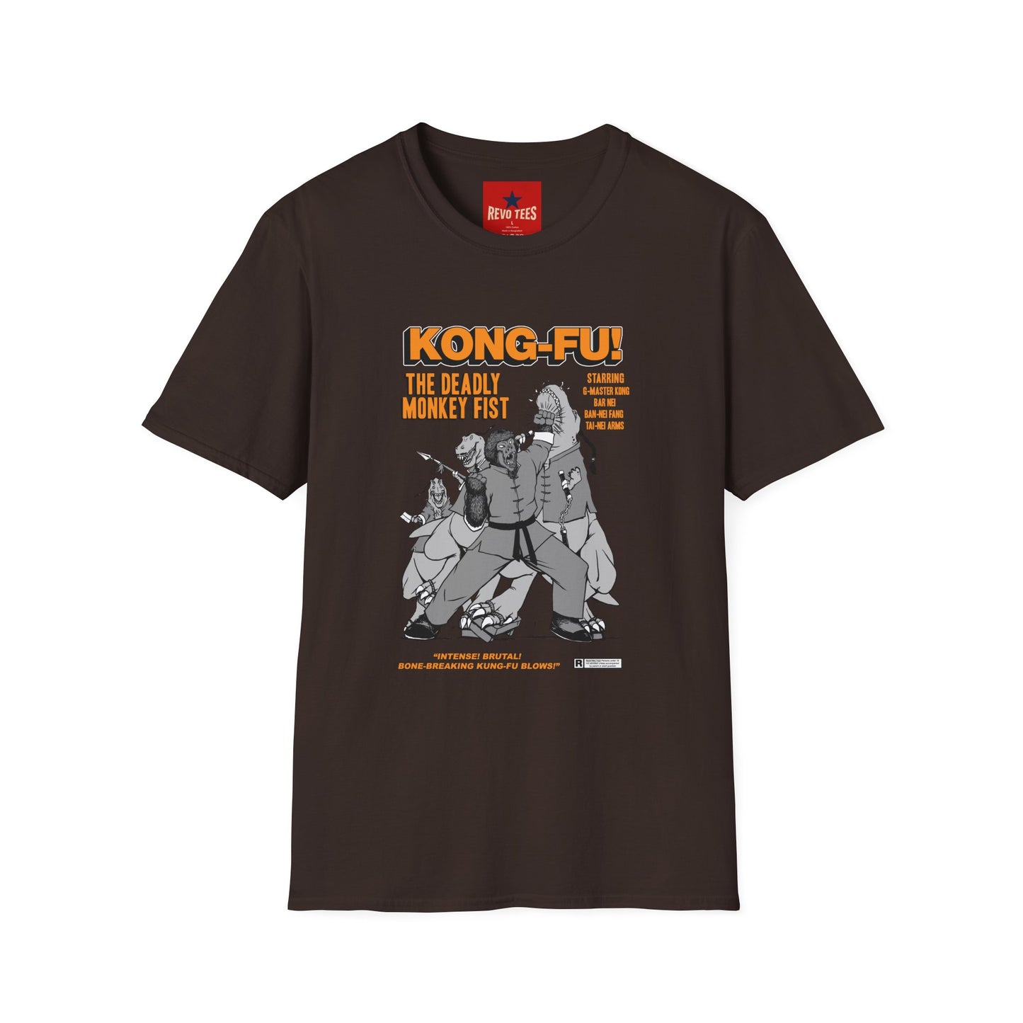 Kong-Fu! The Deadly Monkey Fist T-Shirt — Retro Martial Arts Movie Poster Tee