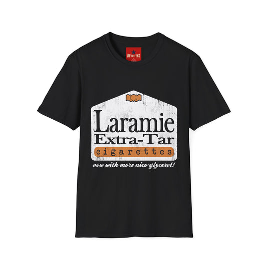 Laramie Vintage Cigarette Logo Tee - Retro Graphic T-Shirt