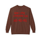 Christmas Sweatshirt — "Now I Have a Machine Gun Ho-Ho-Ho" Holiday Crewneck
