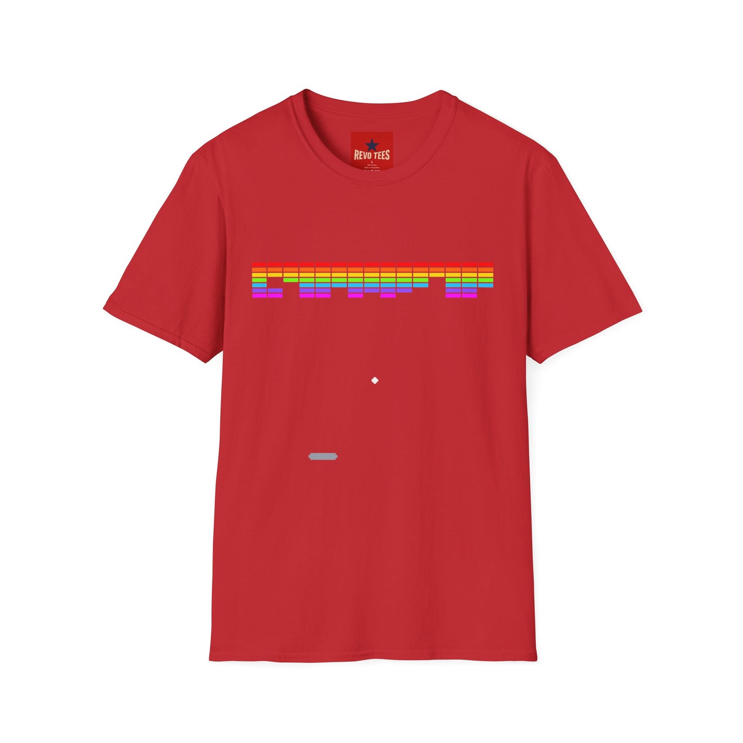 Rainbow Equalizer T-Shirt — Retro Audio Bars Pride Tee