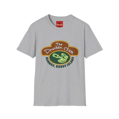 T-Shirt — The Drunken Clam Providence RI Vintage Neon Bar Logo