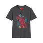 Retro Space Pilot T-Shirt — Watercolor Sci‑Fi Illustration