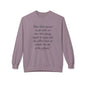 Christmas Quote — 'When Santa squeezes his fat white ass...' Holiday Crewneck Sweatshirt