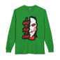 SAW - Horror Movie Long Sleeve Tee — "I Want to Play a Game" Jigsaw Puppet Graphic