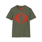 Cobra Emblem T-Shirt — Distressed Retro Snake Logo Tee