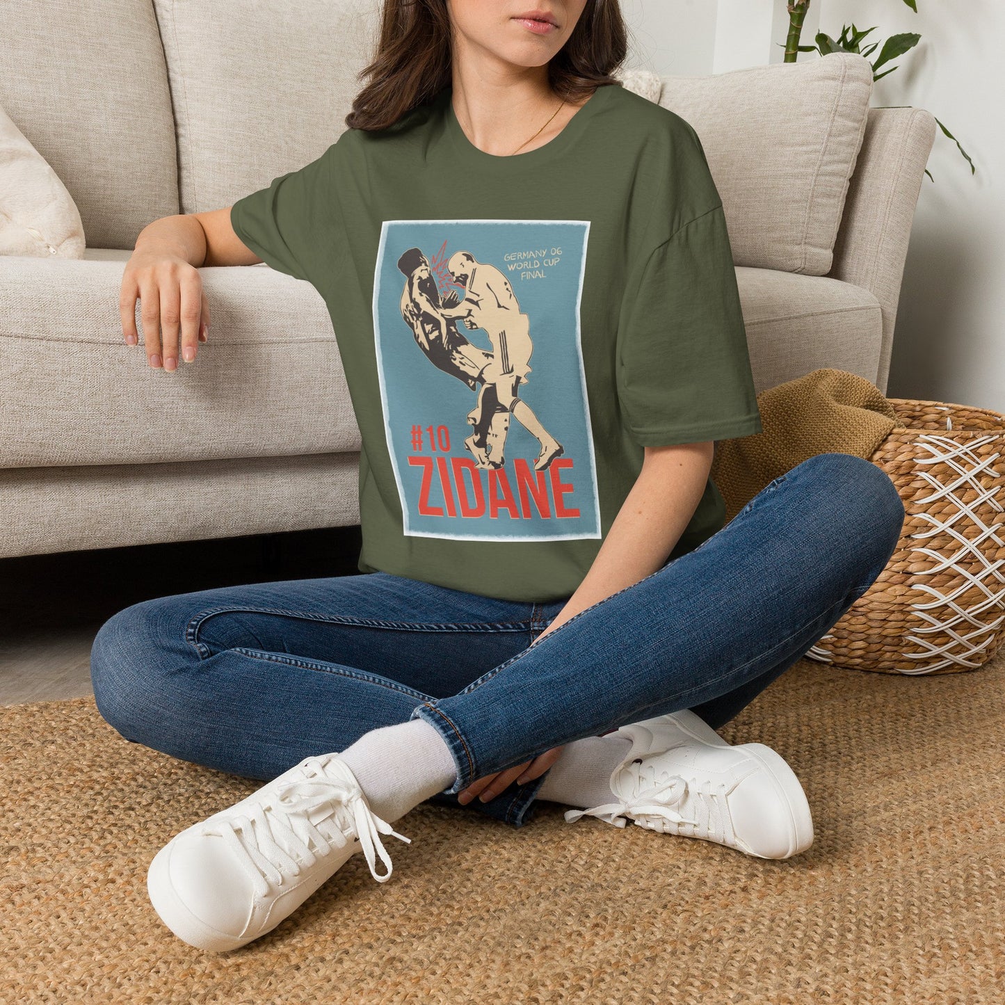 World Cup 2026 - France Headbutt Soccer T-Shirt — 2006 World Cup Retro Football Tee