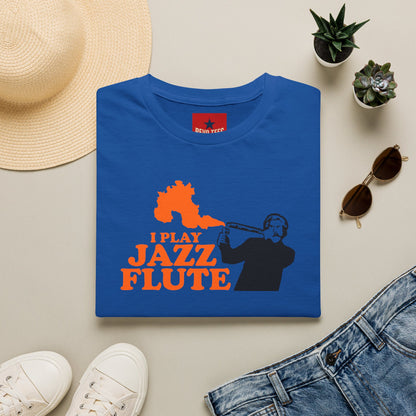 I Play Jazz Flute - Anchor Man - Unisex Softstyle T-Shirt