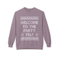 "Welcome to the Party Pal!" Holiday Ugly Sweater Design Crewneck Sweatshirt