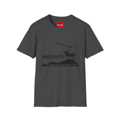 Afghanistan Helicopter T-Shirt — Veteran / Deployment Tribute Tee