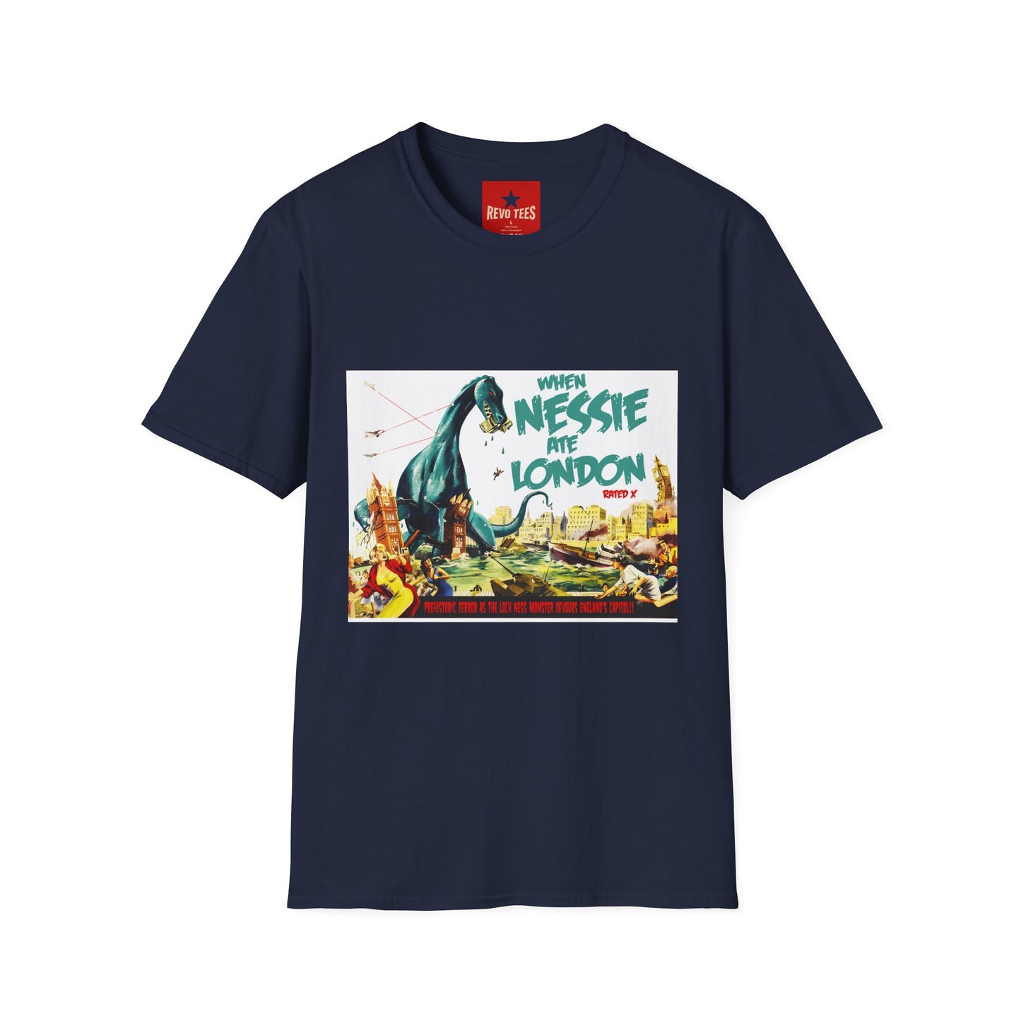 When Nessie Ate London T-Shirt — Vintage Monster Graphic Tee