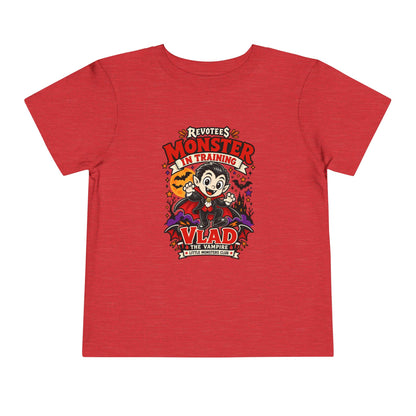 REVOTEES Toddler Monster In Training Tee — 'Vlad the Vampire' Halloween Kids Shirt