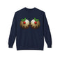 Yule Tidings We'll Twin - Christmas Puddings Crewneck Sweater