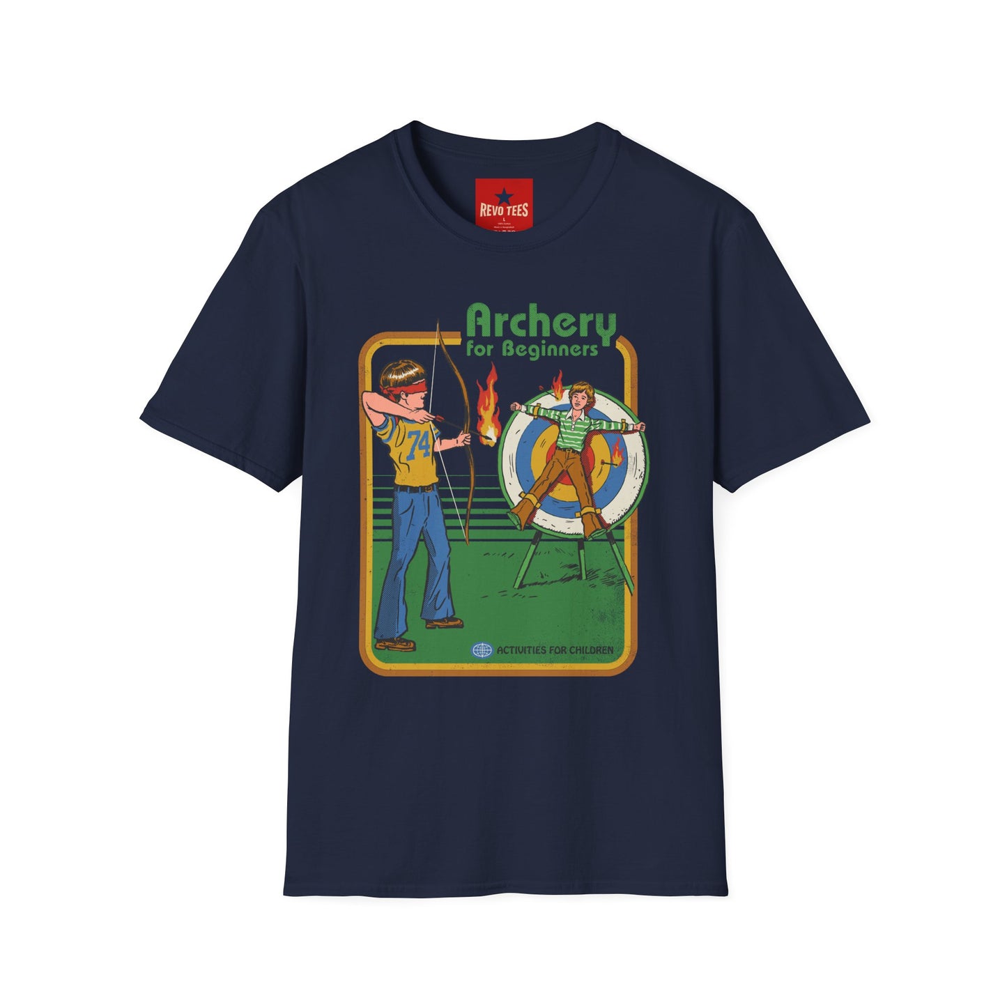 Archery for Beginners T-Shirt — Retro Kids' Archery Practice Graphic Tee