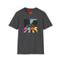 Pac‑City Arcade T‑Shirt — Retro Pixel Ghosts Crossing Graphic Tee