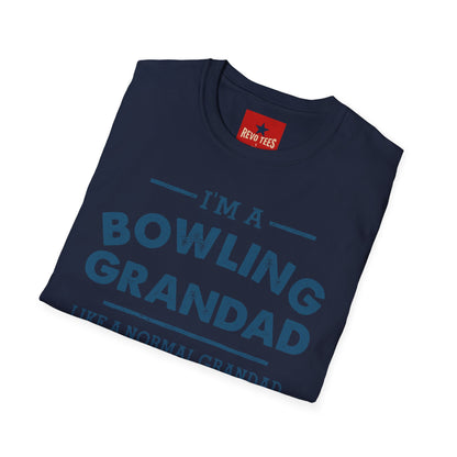 Bowling Grandad T-Shirt — "I'm a Bowling Grandad" Retro Dad Gift