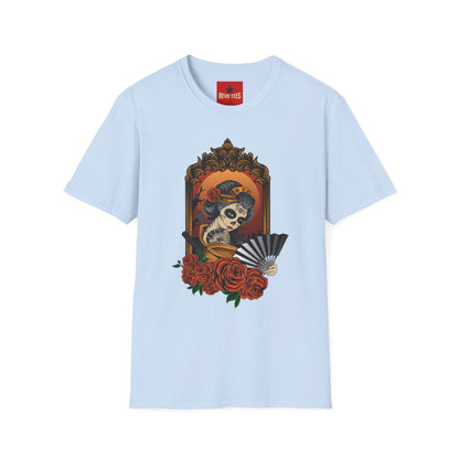 Day of the Dead Sugar Skull Tee — Vintage Floral Calavera T-Shirt